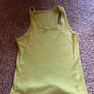 Lime Green Sleeveless Women's Top